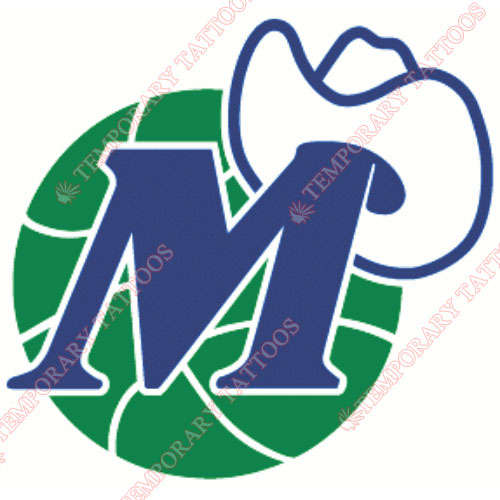 Dallas Mavericks Customize Temporary Tattoos Stickers NO.974